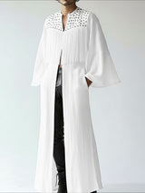 Men's Studded Tassel Flared Sleeve Cardigan SKUL47935