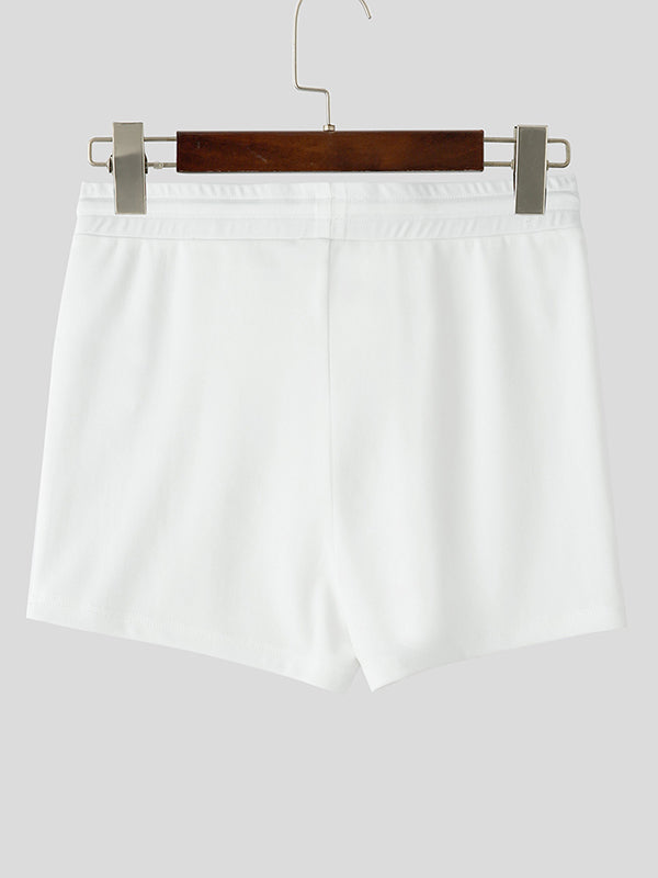 Mens Sheer Mesh Patchwork Casual Short SKUL10514