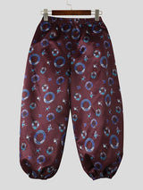 Men's Polka Dot Print Lantern Pant SKUL48647