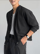 Men's Hollow Mesh Long Sleeve Shirt SKUL40091