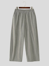 Men's Vintage Japanese Harajuku Corduroy Wide-Leg Drape Cargo Pant SKUL73670