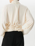 Mens Solid Irregular Design Long Sleeve Shirt SKUK44480