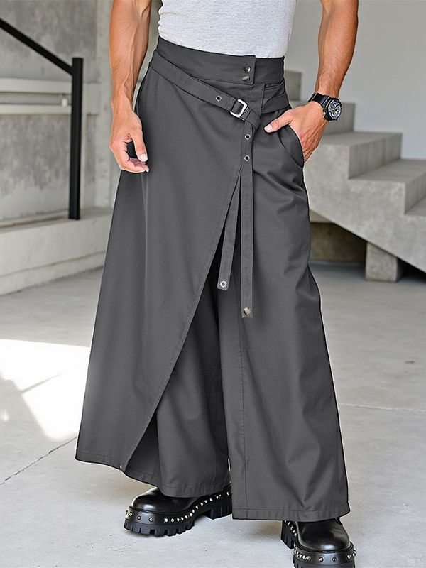 Men's Deconstructed Layered Tie Casual Pant SKUL31920