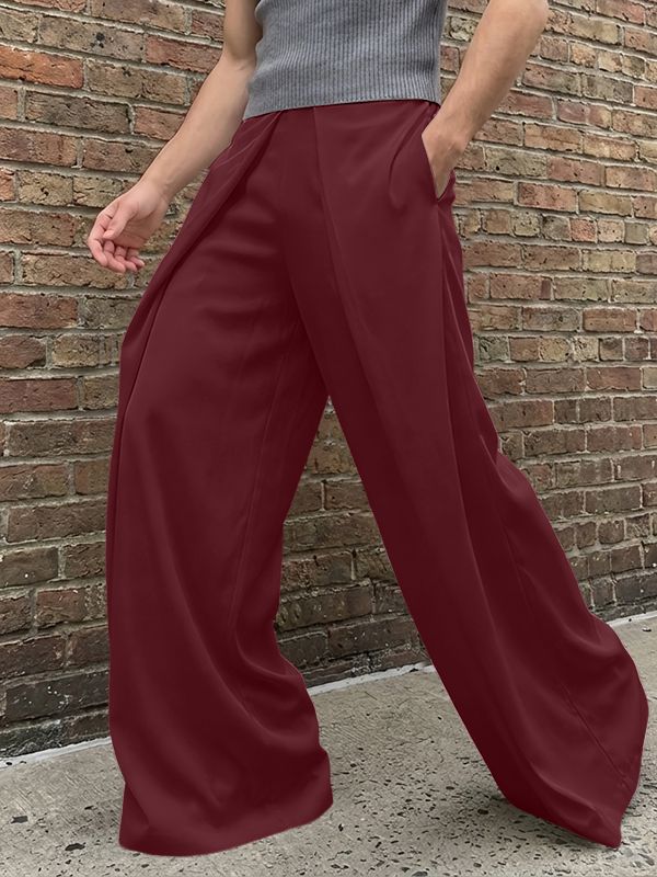 Men's Solid Color Casual Deconstructed Pant SKUL52636