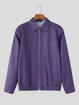 Men's Stripe Casual Long Sleeve Jacket SKUL42650