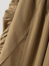 Men's Deconstructed Bubble Pleated Wide Leg Pant SKUL45380