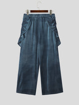 Men's Ruffled Patchwork Casual Pant SKUL29718