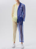 Mens See Through Blazer Two Pieces Outfits SKUK02901