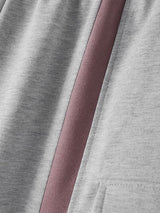 Men's Deconstructed Contrast Color Casual Pant SKUL47883