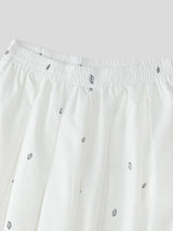 Men's Ethnic Print Ultra-Wide Leg Pant SKUL53147