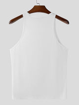 Men's 3D Faux Muscle Casual Tank SKUL19732