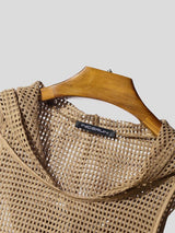 Men's Hollow Mesh Hooded Tank SKUL40274