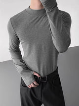 Men's Base Fingerless Long Sleeve T Shirt SKUL35127
