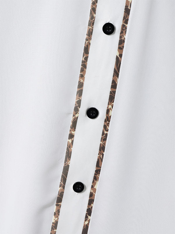 Men's Colorblock Striped Casual Two Pieces Outfit SKUL23785