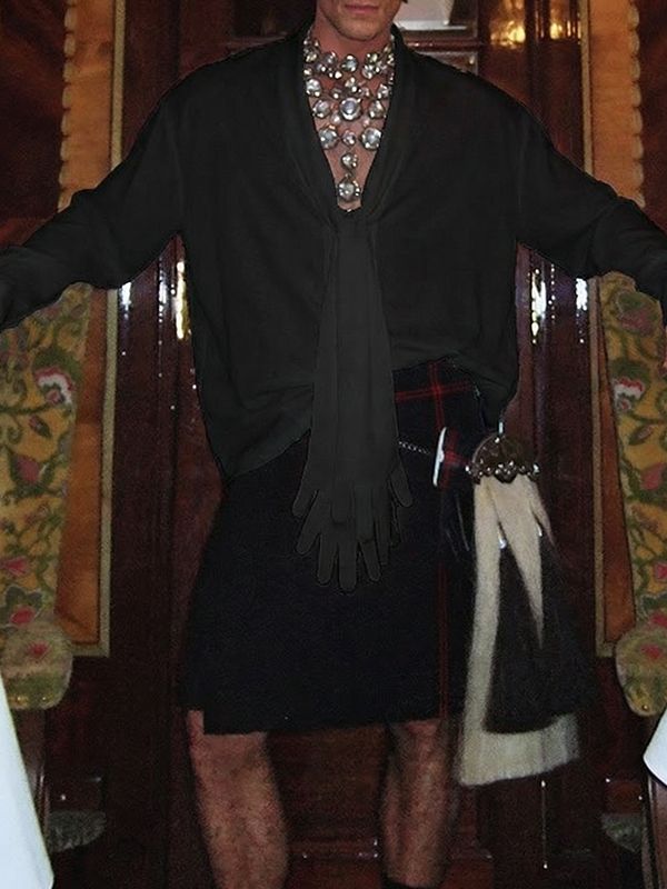 Men's Finger Ribbon Sheer Long Sleeve Shirt SKUL53003