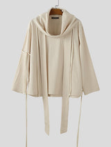 Men's Deconstructed Street Style Long Sleeve Shirt SKUL36651