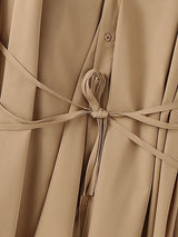 Men's Deconstructed Loose Drawstring Long Sleeve Shirt SKUL37534