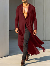 Men's Solid Casual Long Sleeve Shirt SKUL33874