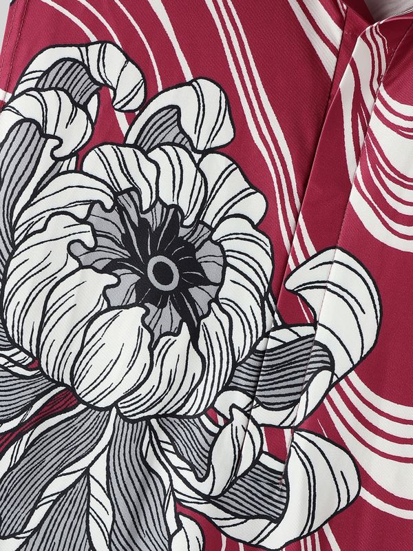 Men's Neo-Chinese Streetwear Ukiyo-e Wave Chrysanthemum Print Fitted Tank SKUL66062