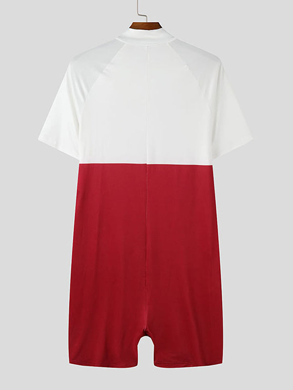 Mens Digital Print Slim-Fit Bodysuit SKUK99010