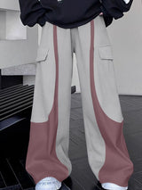 Men's Deconstructed Contrast Color Casual Pant SKUL47883