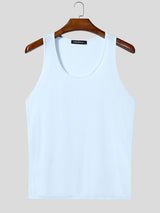 Men's Clubwear Sheer Mesh Muscle Fit Tank SKUL74616