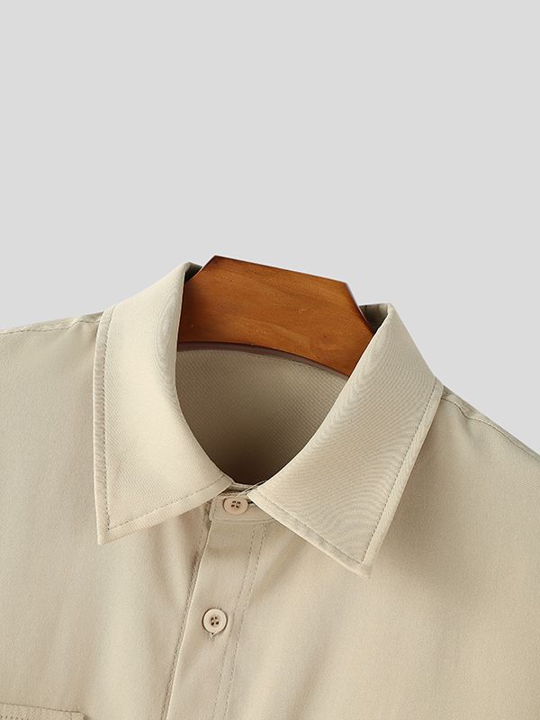 Men's 3D Pocket Design Long Sleeve Jacket SKUL45284