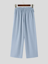 Men's Knot Ruched Wide Leg Pant SKUL45398