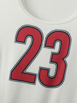 Men's Number Print Knit Side Hollow Bodysuit SKUL16806