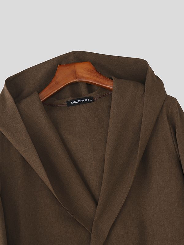 Men's Deconstructed Hooded Two Pieces Outfit SKUL42559