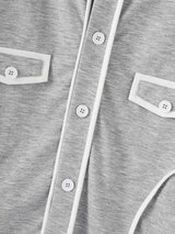 Men's Color Block Stitch Two Pieces Outfit SKUL34183