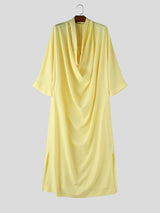 Men's Summer Beach Cowl Neck Kaftan Robe SKUL69663