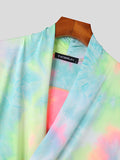 Mens Tie Dye Wrap Design Knit Shirt SKUK24597