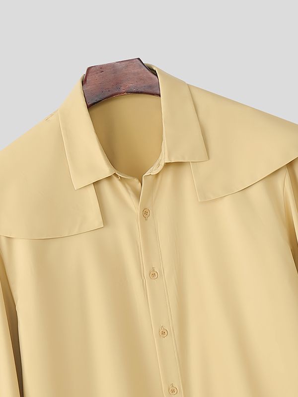 Men's Deconstructed Lantern Sleeve Shirt SKUL41153