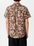 Mens Floral Cotton Linen Shirts SKUF47184