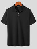 Mens Striped Quick-Dry Golf Polo Shirt SKUJ35732
