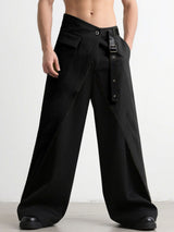 Men's Deconstructed Color Block Layered Pocket Pant SKUL31860