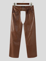 Men's Solid Color Hollow Casual Pant SKUL23768