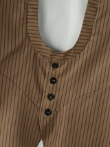 Men's Solid Color U-Neck Two Pieces Outfit SKUL60969