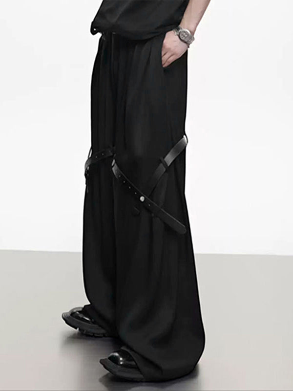 Men's Belt Patchwork Casual Pant SKUL28167