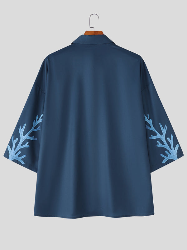 Mens Underwater World Print Short-Sleeve Shirt SKUL20188