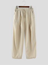 Men's Solid Wide Leg Casual Pant SKUL28238