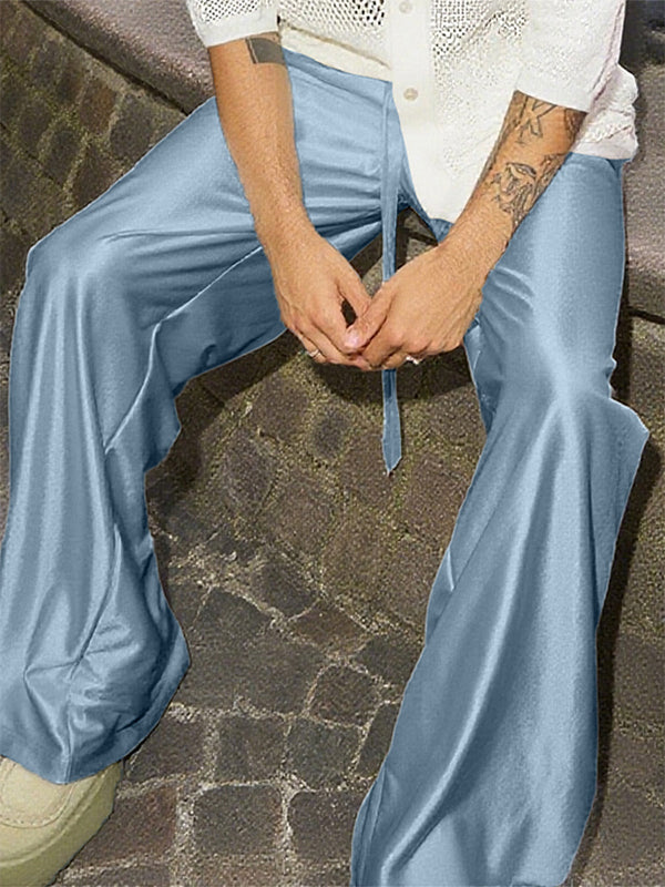 Men's Solid Color Loose Casual Pant SKUL25089