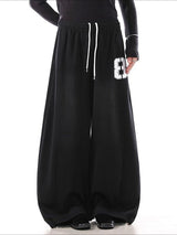 Men's Number 8 Print Casual Pant SKUL49939