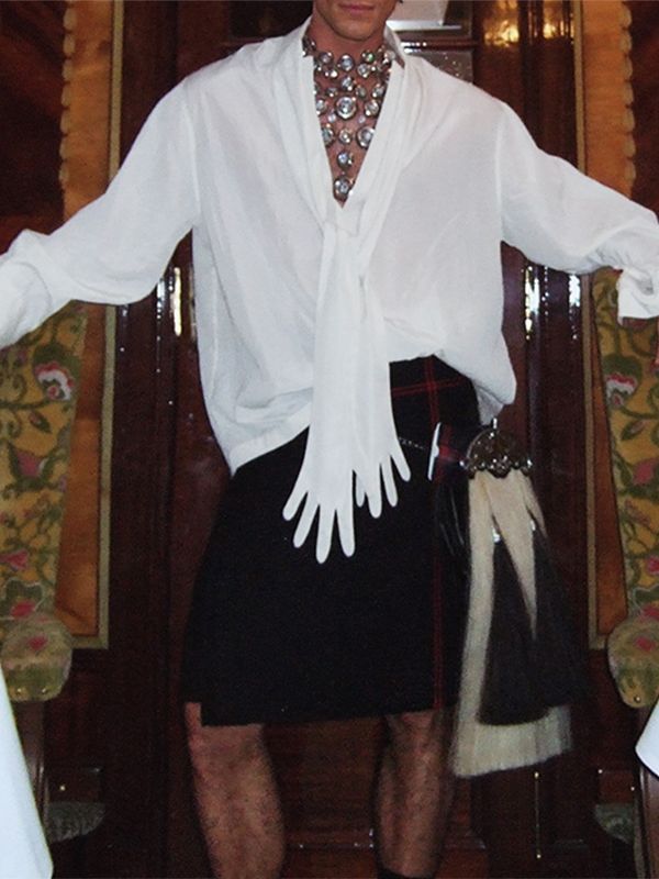 Men's Finger Ribbon Sheer Long Sleeve Shirt SKUL53003