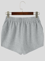 Men's Clean Fit Lounge Vacation Shirred Elastic Waistband Split Short SKUL83195