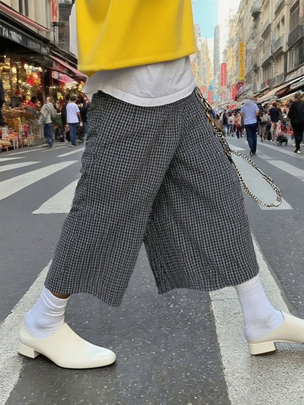 Men's Plaid Casual Pant SKUL21190