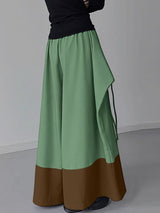 Men's Contrast Wide Leg Casual Pant SKUL51056