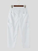 Mens Striped Wide-Leg Casual Pant SKUL07796