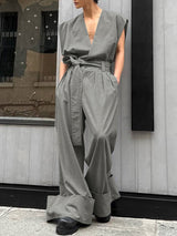 Men's Tie Textured Sleeveless Two Pieces Outfit SKUL34983